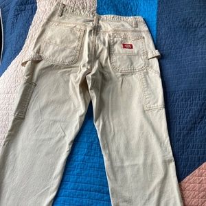 Dickies carpenter pants - off white, size 28